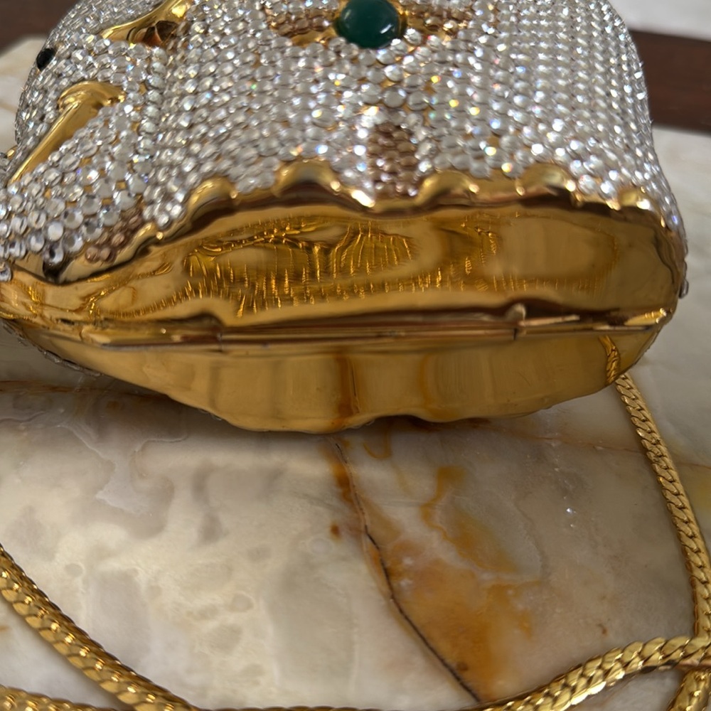 ELEGANT ELEPHANT LUXURIOUS SWAROVSKI CRYSTALS NIGHT BAG - Picture 10 of 12